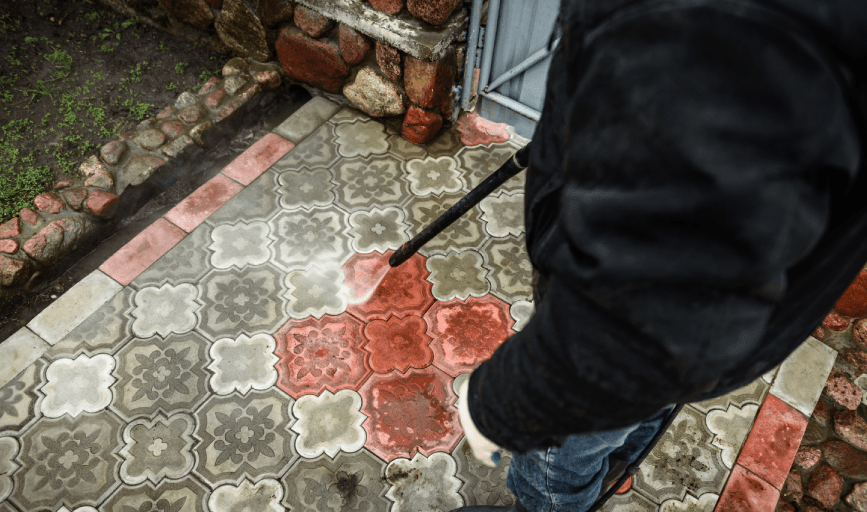 Sidewalk Cleaning